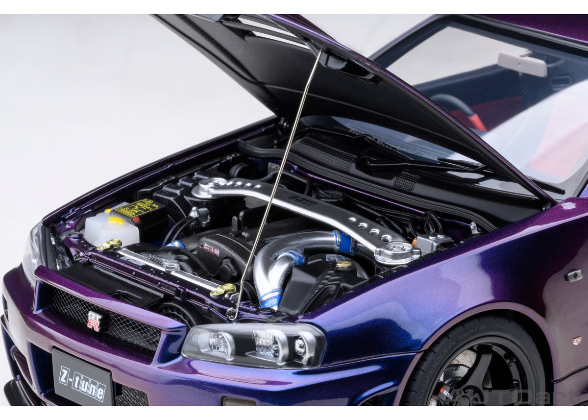 AUTOart 1/18 ニスモ R34 GT-R Z-tune （ミッドナイトパープルⅢ