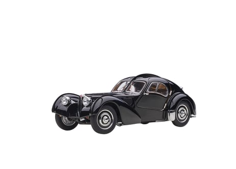 AUTOart 1/43　ブガッティ タイプ57SC アトランティック 1938 （ブラック／ディスクホイール）　50946