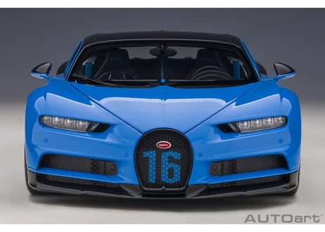 AUTOart 1/18　ブガッティ シロン スポーツ 2019 （フレンチ・ブルー／カーボン・ブラック）　70997