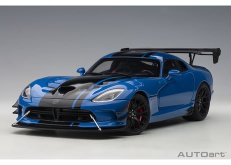 AUTOart 1/18　ダッジ バイパー ACR （ブルー／ブラック・ストライプ）　71734