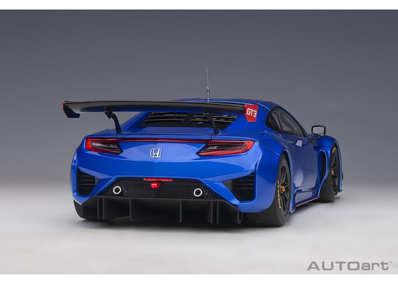 AUTOart 1/18 ホンダ NSX GT3 2018 （ハイパー・ブルー）＊開閉