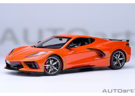 AUTOart 1/18　シボレー コルベット （C8） スティングレイ Z51 （オレンジ）　71283