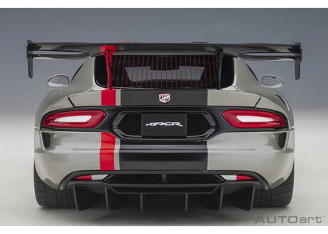 AUTOart 1/18　ダッジ バイパー ACR （メタリック・シルバー／ブラック・ストライプ）　71733