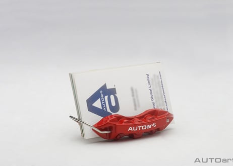 AUTOart  ブレーキ・キャリパー ネームカードホルダー （レッド）　40259