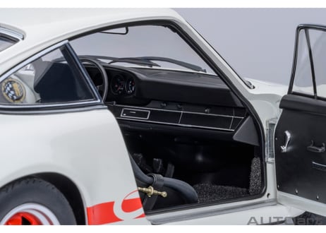 AUTOart 1/18　ポルシェ 911 カレラ 2.7 RS （グランプリホワイト／レッド・ストライプ）　78030
