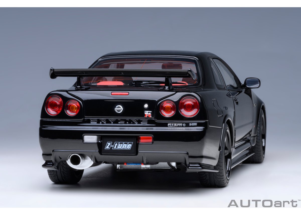 AUTOart 1/18 ニスモ R34 GT-R Z-tune （ブラックパール） 7746