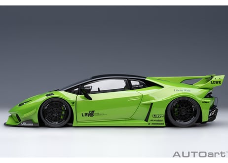 AUTOart 1/18　 リバティーウォーク LB‐シルエット ワークス ランボルギーニ ウラカン GT （パール・グリーン）　79128