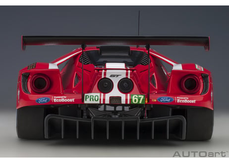 AUTOart 1/18　フォード GT 2019 #67 （ル・マン24時間レース LMGTE Proクラス）（レッド／ホワイト）　81911