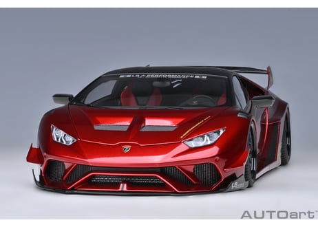 AUTOart 1/18　 リバティーウォーク LB‐シルエット ワークス ランボルギーニ ウラカン GT （ハイパー・レッド）　79126