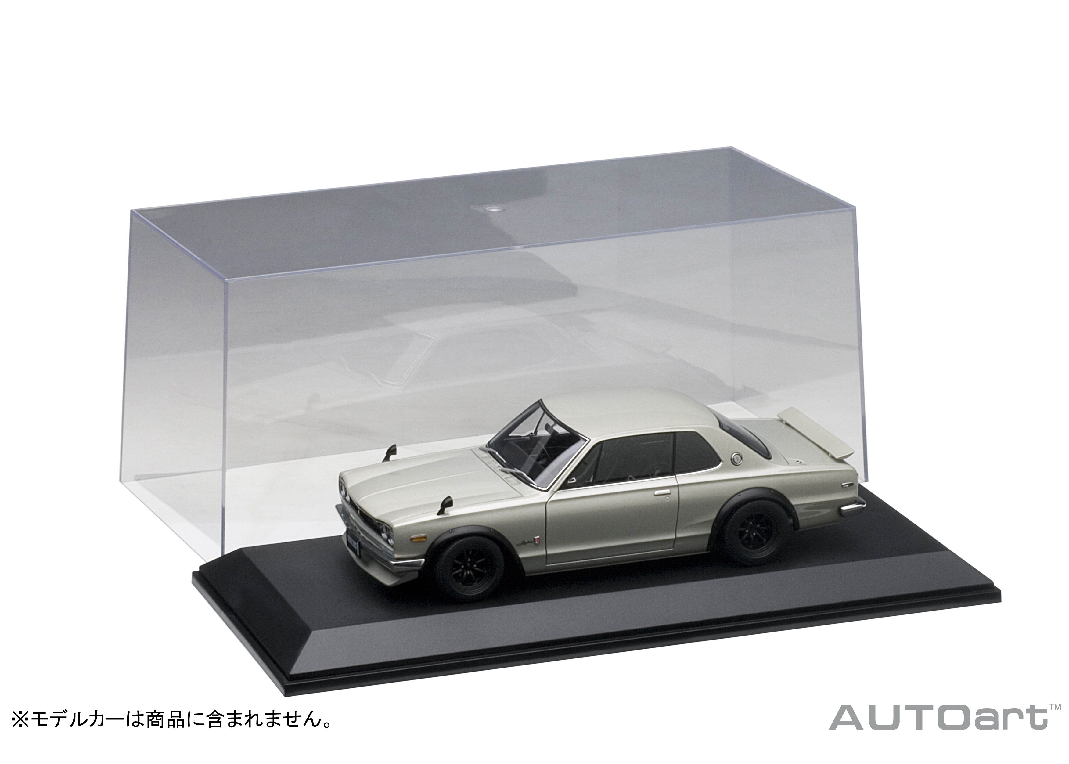 オートアート 1/18 ディスプレイ ケース 背面ミラー 純正 4台収納 original