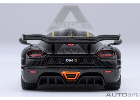 AUTOart 1/64　ケ－ニグセグ One：1 （カーボン・ブラック／ゴールド）　20043