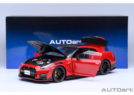 AUTOart 1/18　日産 GT-R （R35） ニスモ スペシャルエディション （バイブラントレッド）　77502