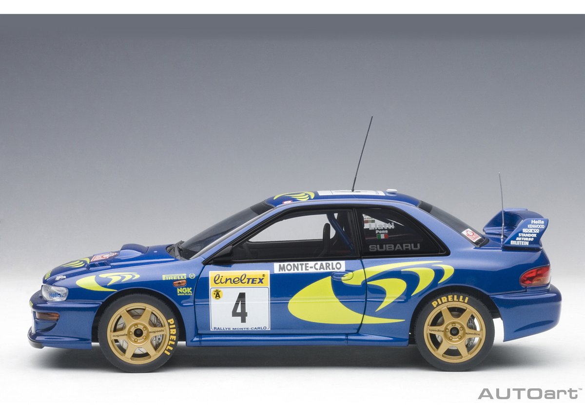 AUTOart 1/18 スバル インプレッサ WRC 1997 #4 (リアッティ/ポンス)...