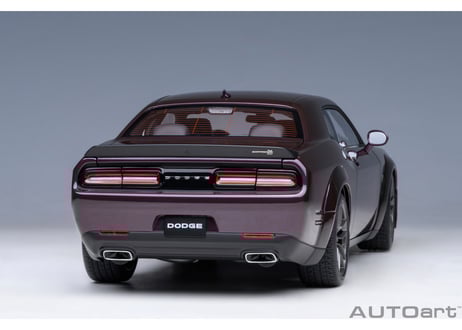 AUTOart 1/18　ダッジ チャレンジャー R/T スキャットパック ワイドボディ 2022 （HELLRAISIN / メタリック・パープル）　71771