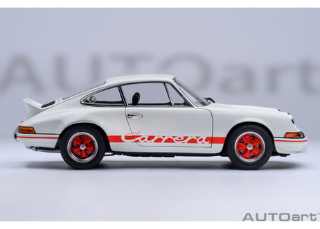 AUTOart 1/18　ポルシェ 911 カレラ 2.7 RS （グランプリホワイト／レッド・ストライプ）　78030