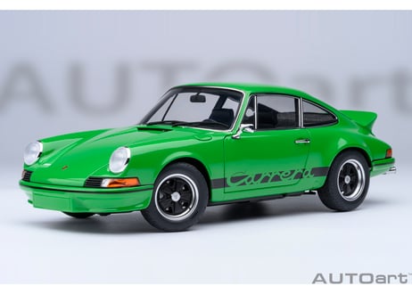 AUTOart 1/18　ポルシェ 911 カレラ 2.7 RS （バイパー グリーン／ブラック・ストライプ）　78034