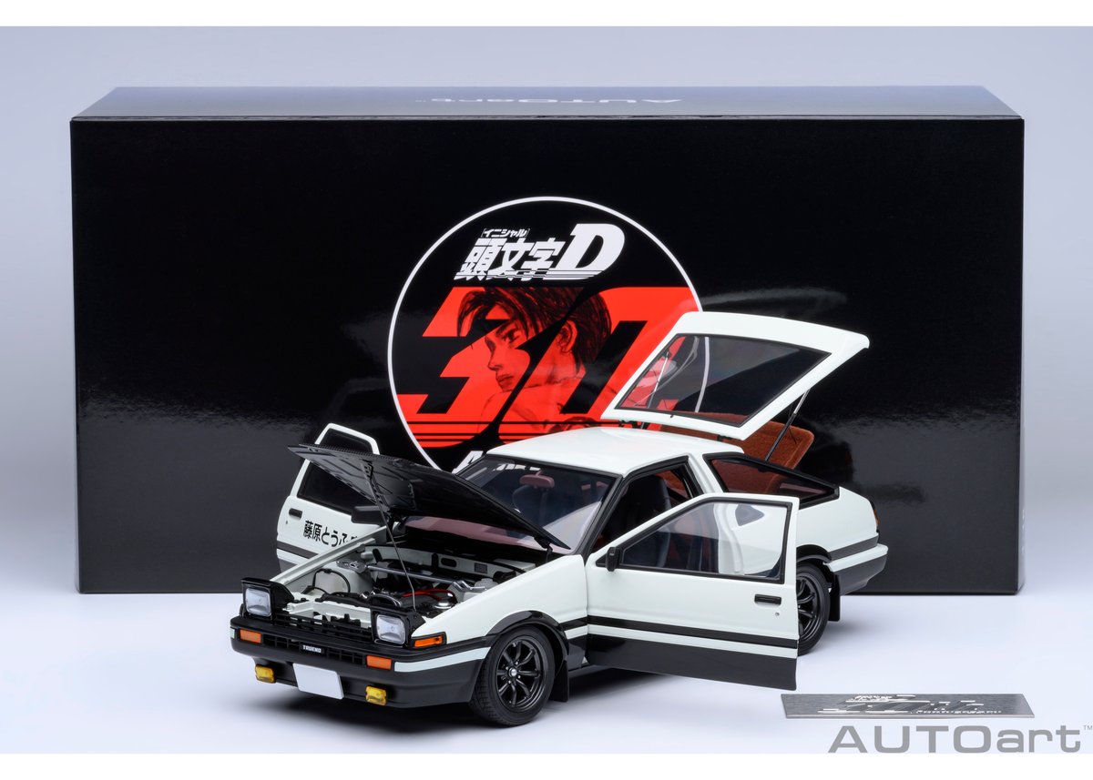 AUTOart 1/18 トヨタ スプリンター トレノ (AE86) 「頭文字 D」 “プロジ