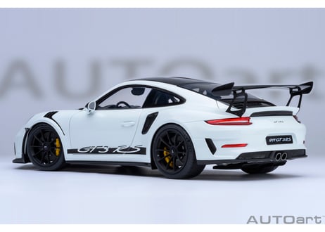 AUTOart 1/18　ポルシェ 911 （991.2） GT3 RS ヴァイザッハ・パッケージ （ホワイト／カーボンブラック）　78176