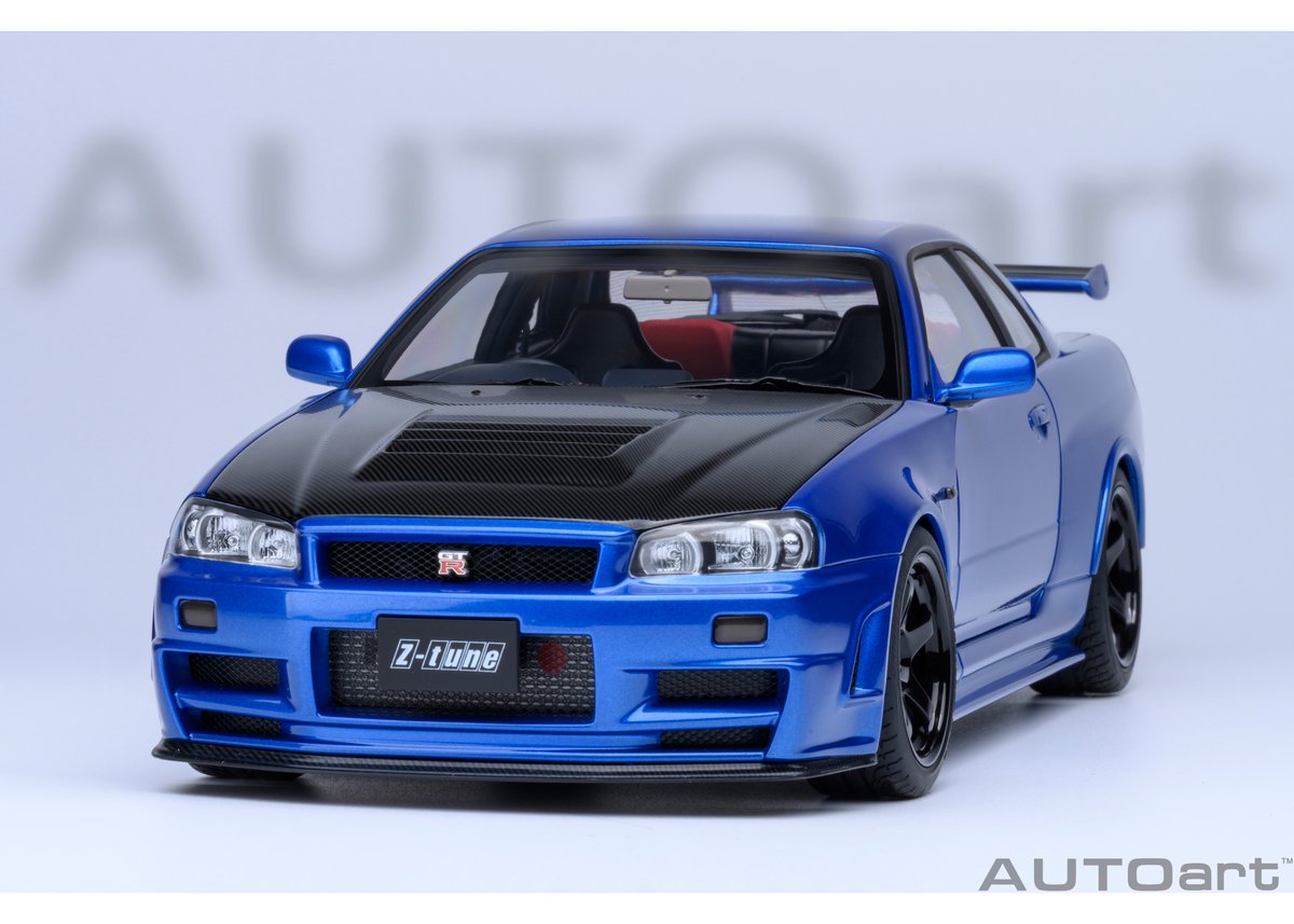 AUTOart 1/18 ニスモ R34 GT-R Z-tune (ベイサイドブルー AUTOart 1/18 ニスモ R34 GT-R Z-tune (ベイサイドブルー