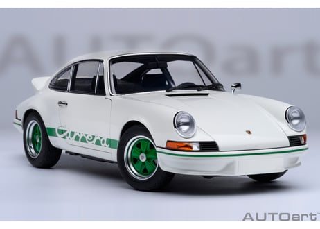 AUTOart 1/18　ポルシェ 911 カレラ 2.7 RS （グランプリホワイト／グリーン・ストライプ）　78031