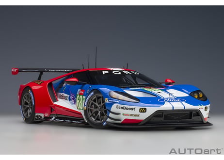 AUTOart 1/18　フォード GT 2019 #68 （ル・マン24時間レース LMGTE Proクラス）（ブルー／ホワイト／レッド）　81912