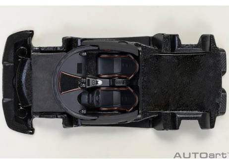 AUTOart 1/64　ケ－ニグセグ One：1 （メタリック・シルバー／カーボン・ブラック／オレンジ）　20042