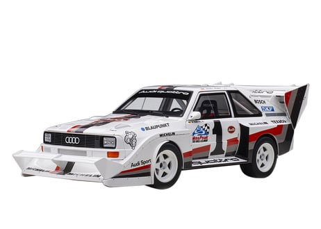 AUTOart 1/18　アウディ スポーツクワトロ S1 1987 #1 （パイクスピーク優勝／ヴァルター・ロール）　88700