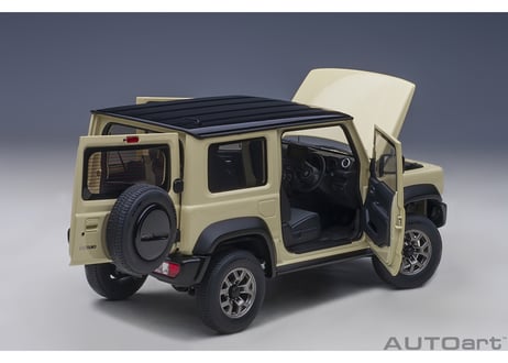 AUTOart 1/18　スズキ ジムニー シエラ （JB74） （アイボリー・メタリック／ブラック・ルーフ）　78510