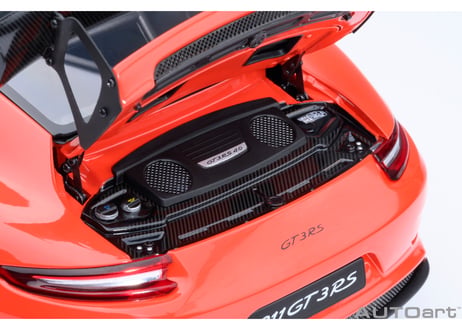 AUTOart 1/18　ポルシェ 911 （991.2） GT3 RS ヴァイザッハ・パッケージ （オレンジ／カーボンブラック）　78177