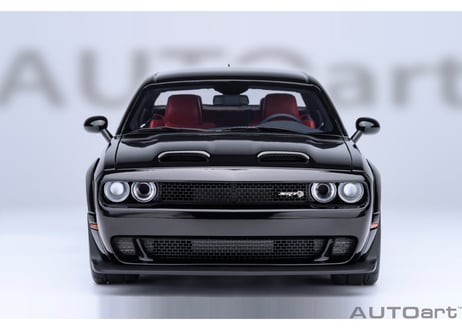 AUTOart 1/18　ダッジ チャレンジャー SRT スーパー ストック 2023 （ブラック ＜PITCH BLACK＞）　71765