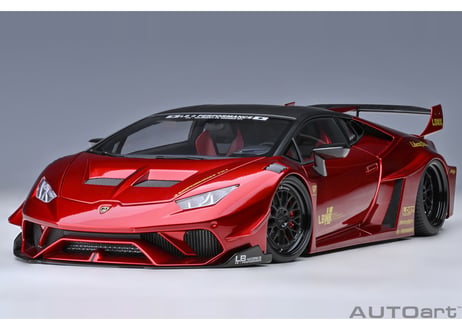 AUTOart 1/18　 リバティーウォーク LB‐シルエット ワークス ランボルギーニ ウラカン GT （ハイパー・レッド）　79126