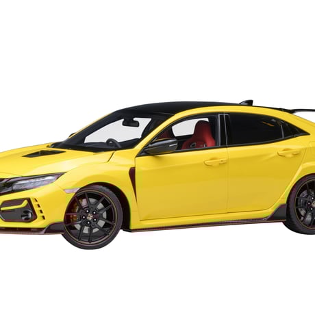 AUTOart 1/18　ホンダ シビック タイプR （FK8） リミテッド エディション （サンライトイエローⅡ）　73225