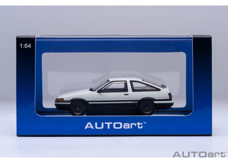AUTOart 1/64　トヨタ スプリンター トレノ (AE86) 『頭文字 D』　（「藤原とうふ店」 豆腐パーツ付属）　20031
