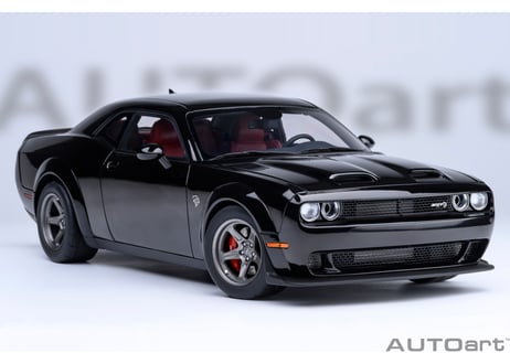 AUTOart 1/18　ダッジ チャレンジャー SRT スーパー ストック 2023 （ブラック ＜PITCH BLACK＞）　71765