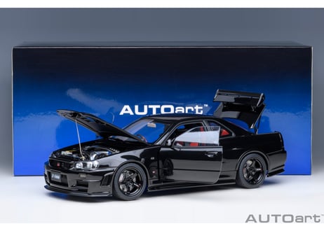 AUTOart 1/18　ニスモ R34 GT-R Z-tune （ブラックパール）　77463