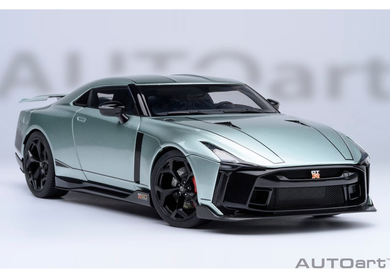 1/18 日産　Nissan GT-R50　カスタム NISSAN GT-R R50 Coupe 2021 by Italdesign Green metallic - 1