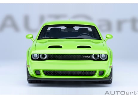 AUTOart 1/18　ダッジ チャレンジャー SRT スーパー ストック 2023 （メタリック・ライムグリーン ＜SUBLIME＞）　71769
