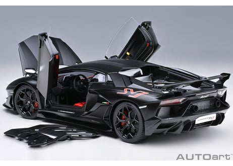 AUTOart 1/18　 ランボルギーニ アヴェンタドール SVJ （マット・ブラック）　79219