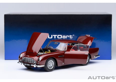 AUTOart 1/18　アストンマーチン DB5 （ダークレッド・メタリック）　70289