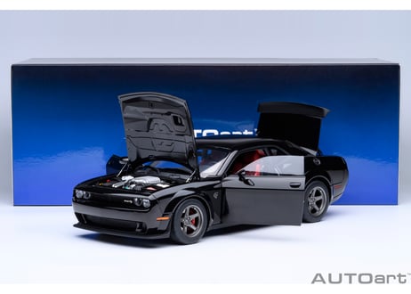 AUTOart 1/18　ダッジ チャレンジャー SRT スーパー ストック 2023 （ブラック ＜PITCH BLACK＞）　71765
