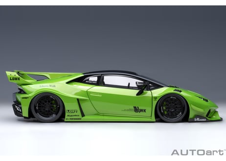 AUTOart 1/18　 リバティーウォーク LB‐シルエット ワークス ランボルギーニ ウラカン GT （パール・グリーン）　79128