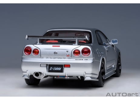 AUTOart 1/18　ニスモ R34 GT-R Z-tune （Z-tune シルバー）　77461
