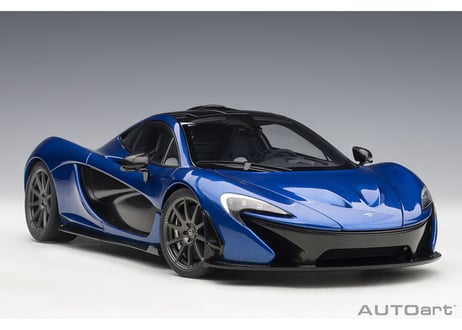 AUTOart 1/18　マクラーレン P1 （メタリック・ブルー／ブラック&ホワイト・シート）　76061