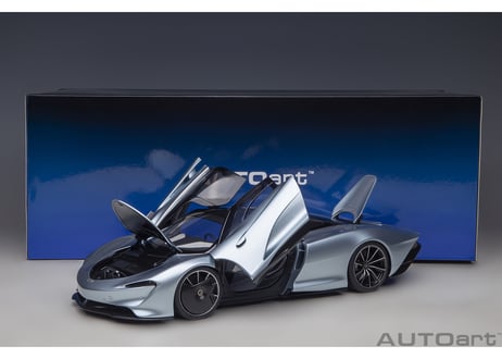 AUTOart 1/18　 マクラーレン スピードテール （メタリック・ライトブルー）　76086