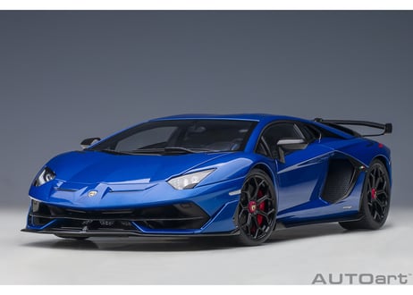 AUTOart 1/18　ランボルギーニ アヴェンタドール SVJ （メタリック・ブルー）　79174