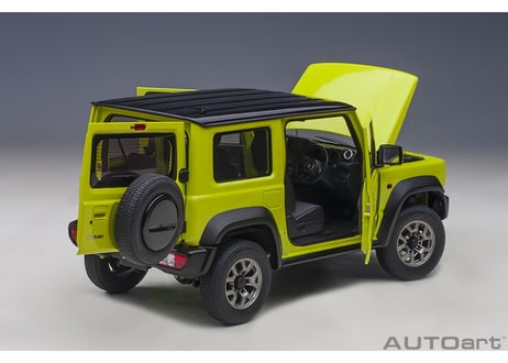 AUTOart 1/18　スズキ ジムニー シエラ （JB74） （イエロー／ブラック・ルーフ）　78506