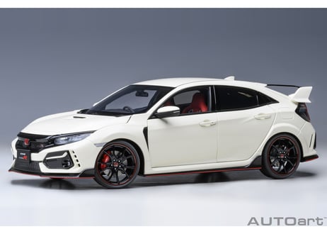 AUTOart 1/18　ホンダ シビック タイプR （FK8） 2021 （チャンピオンシップホワイト）　73220