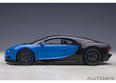 AUTOart 1/18　ブガッティ シロン スポーツ 2019 （フレンチ・ブルー／カーボン・ブラック）　70997
