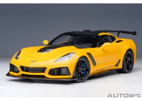 AUTOart 1/18　シボレー コルベット （C7） ZR1 （イエロー）　71278