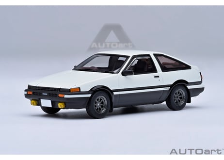 AUTOart 1/64　トヨタ スプリンター トレノ (AE86) 『頭文字 D』　（「藤原とうふ店」 豆腐パーツ付属）　20031